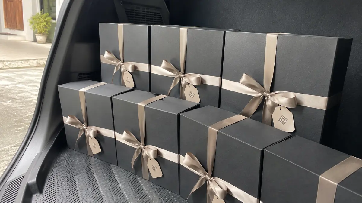 Paket corporate gift custom untuk pengiriman Medan