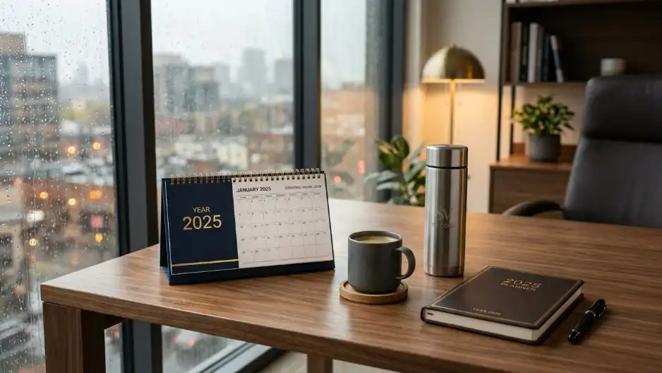 Gift set meja direksi akhir tahun untuk relasi bisnis profesional