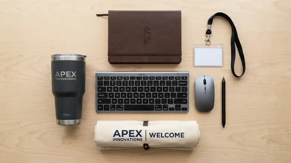 Paket welcome kit onboarding karyawan baru lengkap custom logo