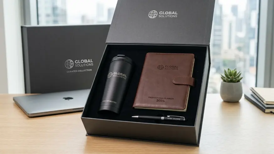 Paket employee appreciation gift set lengkap dengan tumbler agenda dan merchandise premium