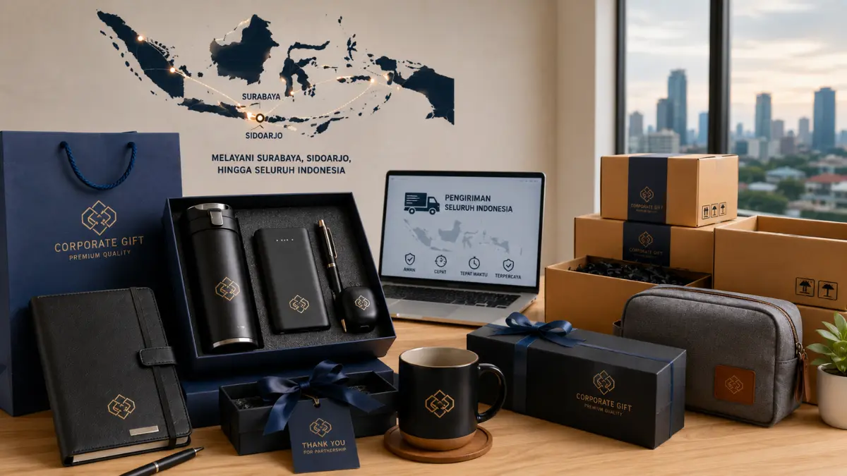 Corporate gift premium siap dikirim untuk perusahaan di Surabaya dan Sidoarjo