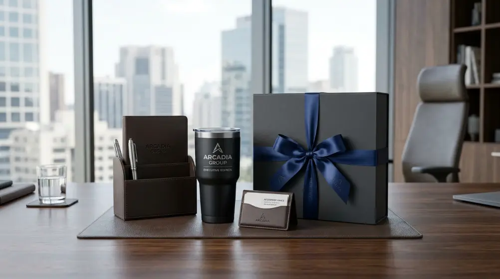 Souvenir kantor elegan yang mendukung hubungan bisnis jangka panjang