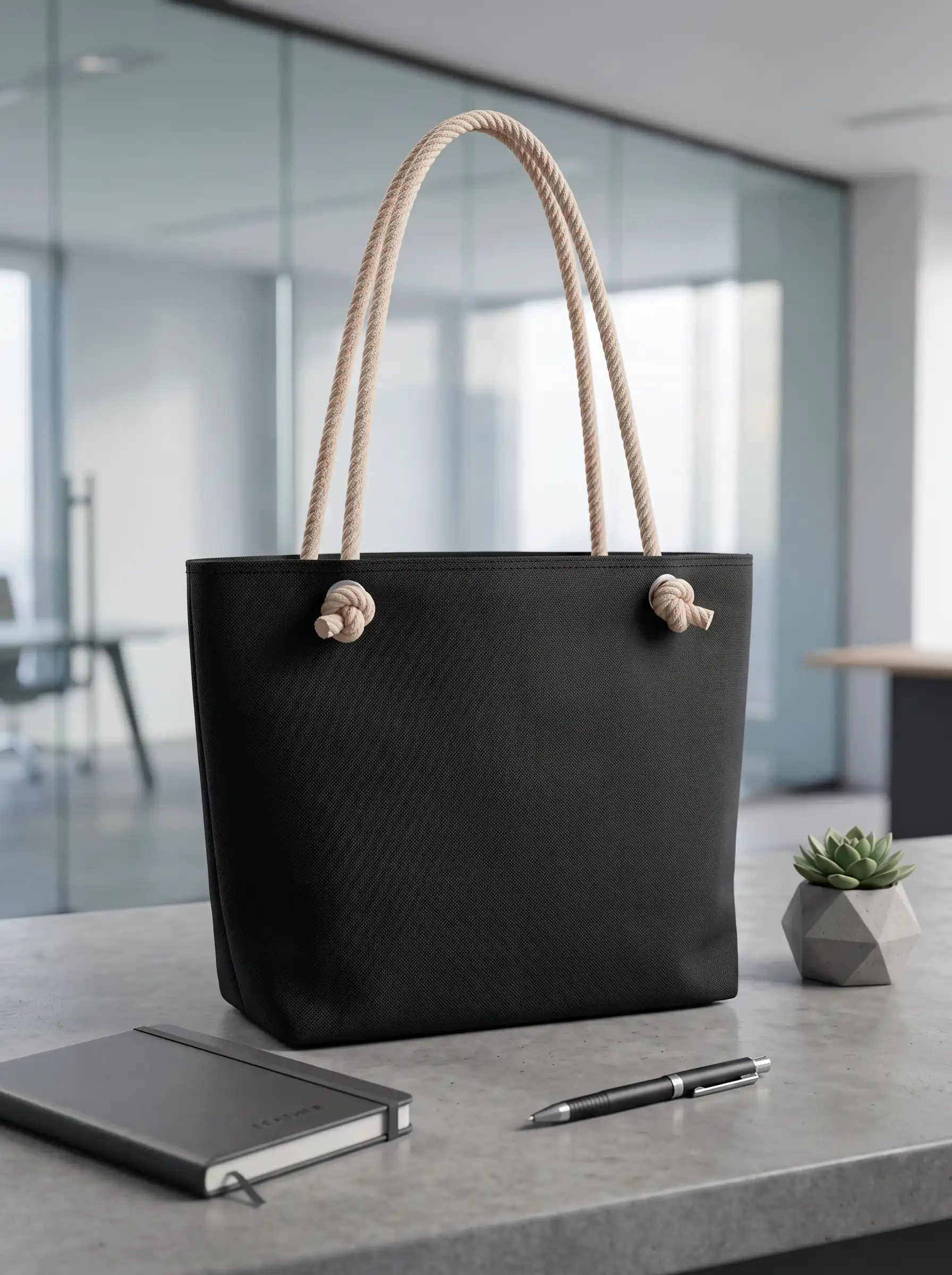 Canvas tote bag welcome kit onboarding